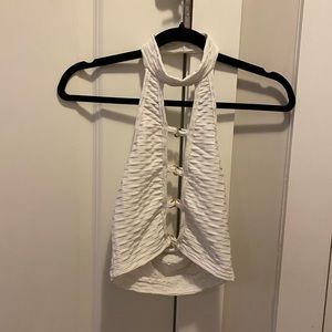 Cut-off crop top